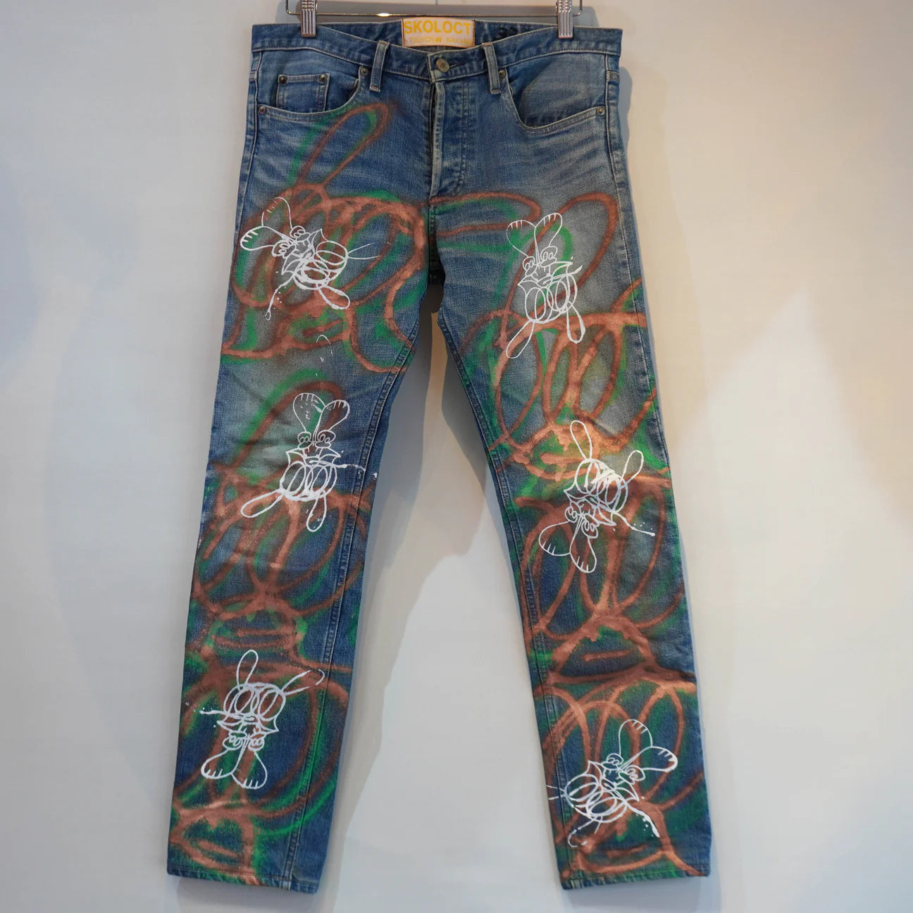 SKOLOCT PAINTED JEANS - 33