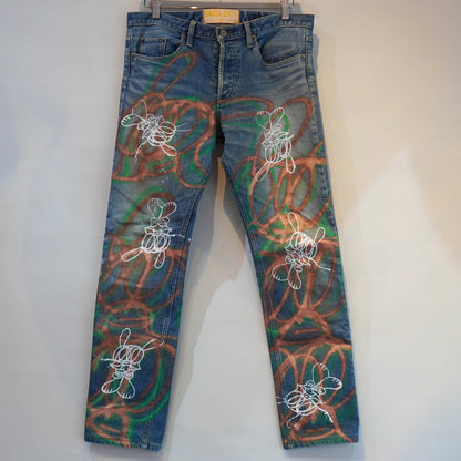 SKOLOCT PAINTED JEANS - 33