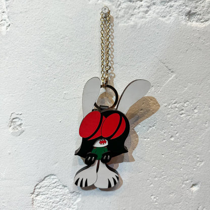 LEATHER KEYCHAIN "FLAT"