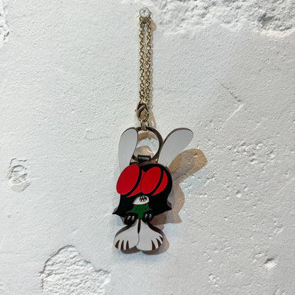 LEATHER KEYCHAIN "FLAT"