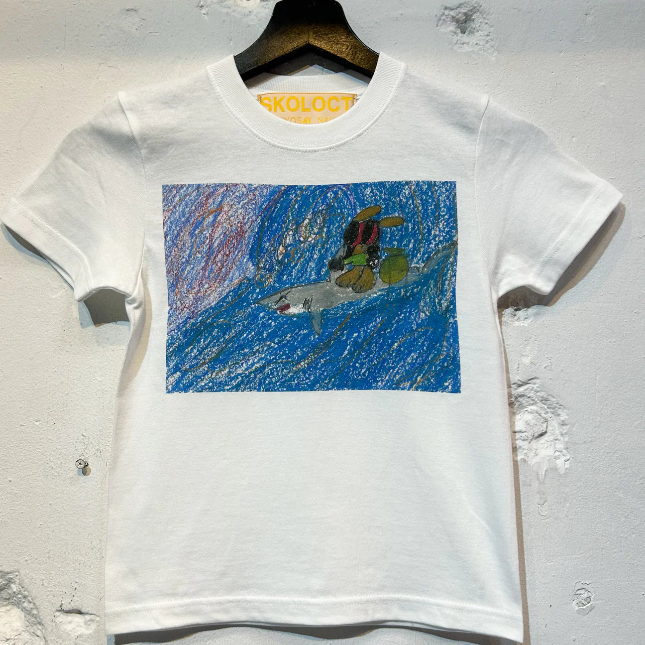 SKOLOCT CRAYON MINI T-SHIRT (SHARK)