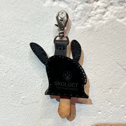 LEATHER KEY COVER - SPIRAL EYES