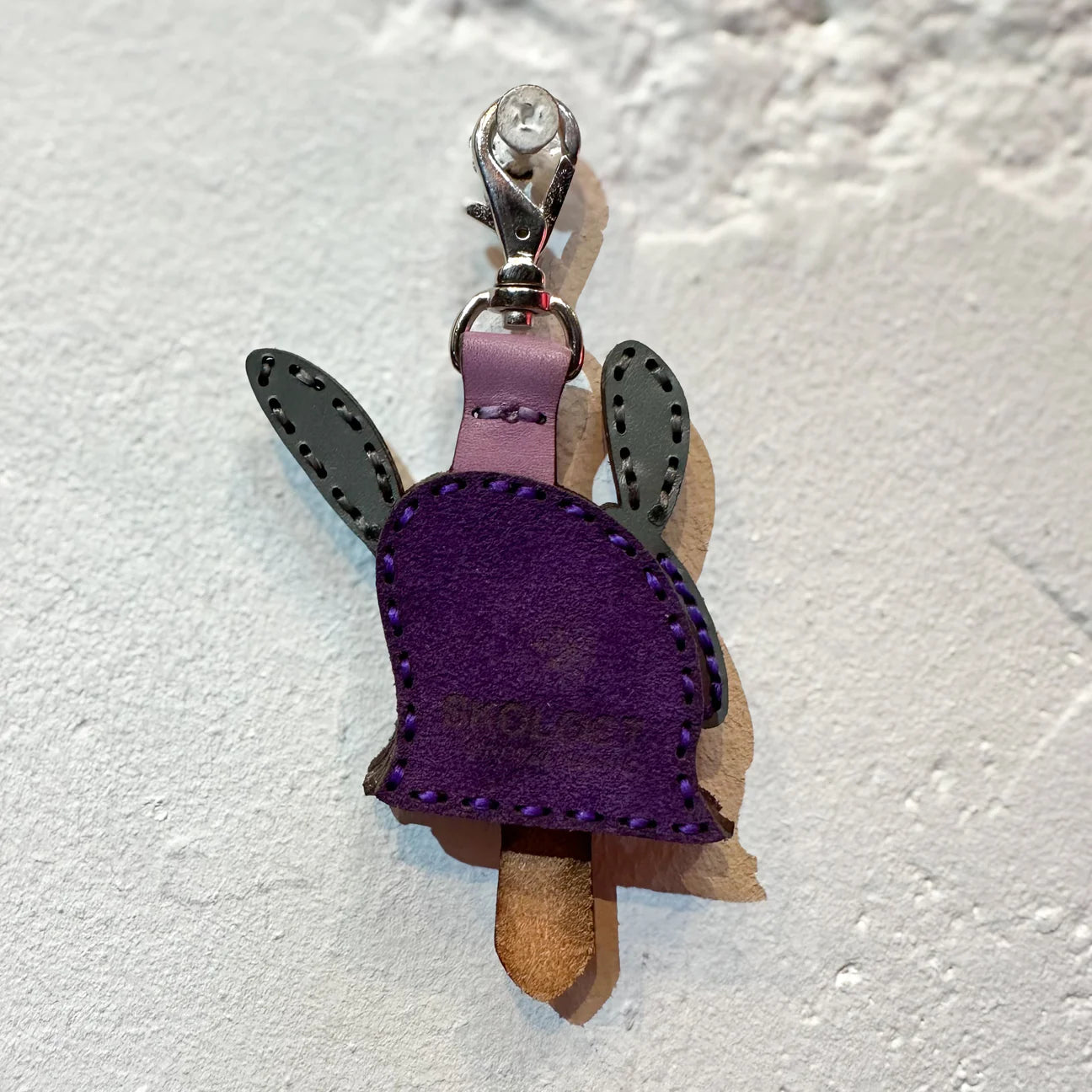LEATHER KEY COVER - SPIRAL EYES
