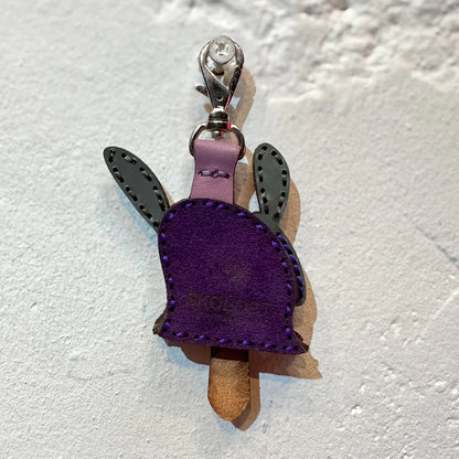 LEATHER KEY COVER - SPIRAL EYES