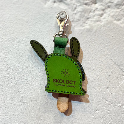 LEATHER KEY COVER - SPIRAL EYES