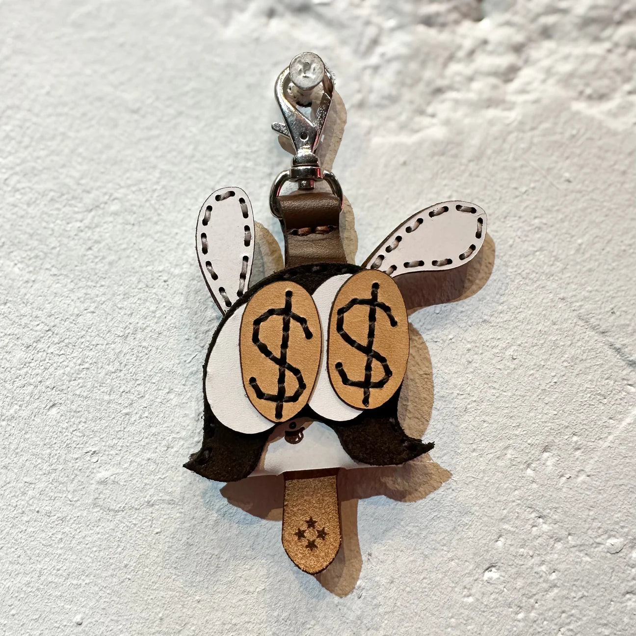 LEATHER KEY COVER - DOLLAR EYES
