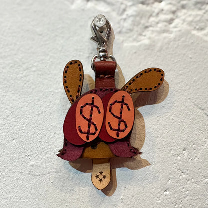 LEATHER KEY COVER - DOLLAR EYES
