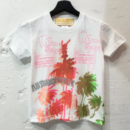 SKO RAINBOW PALM MINI T-SHIRT