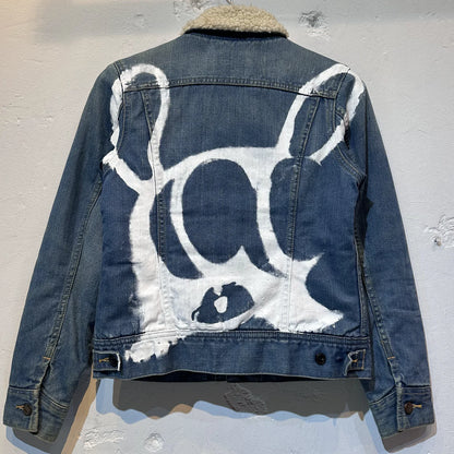 SKO SHEARLING DENIM JACKET