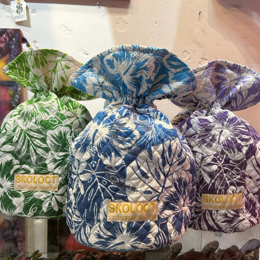 SKOLOCT MONEY BAG - HIBISCUS (GLITTER)