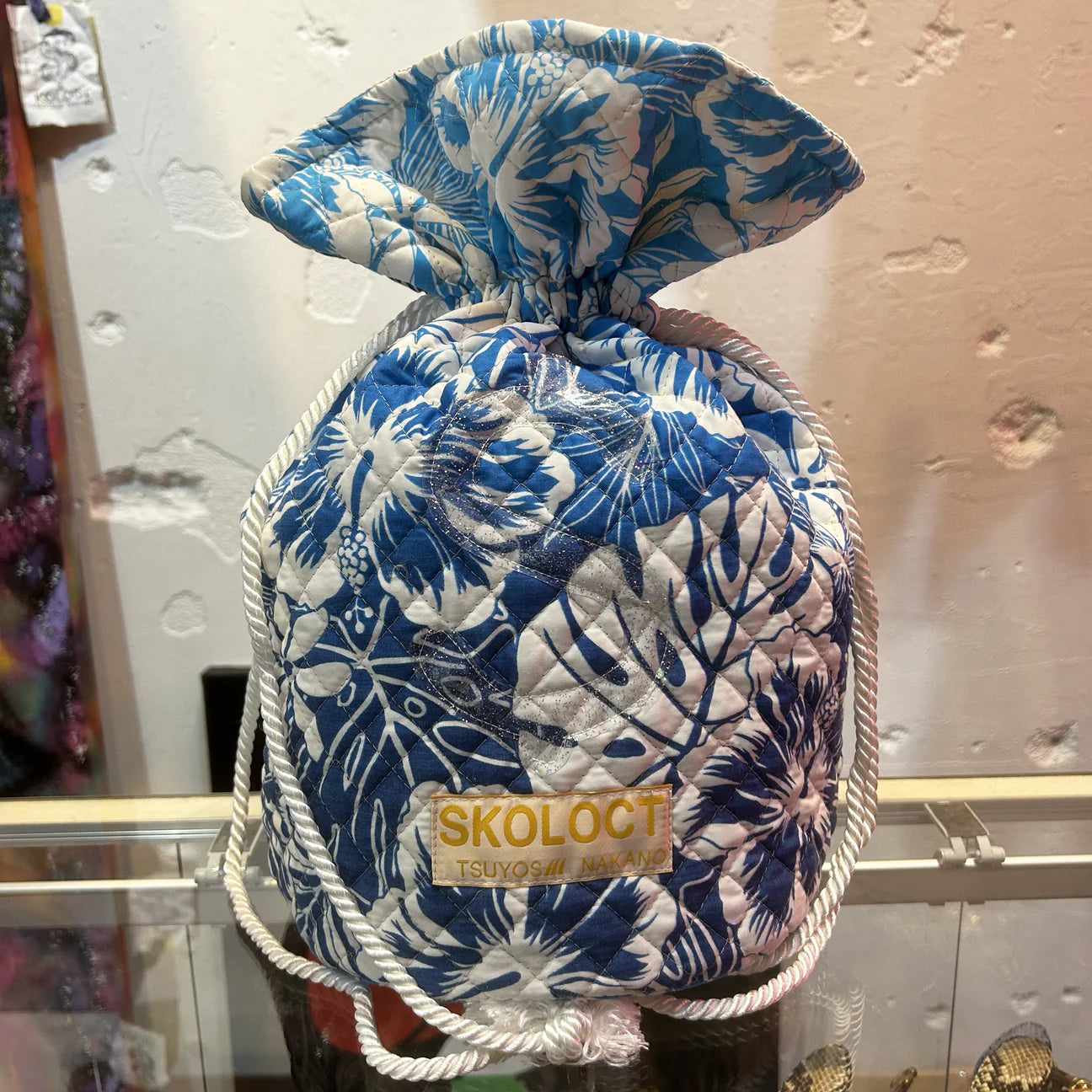 SKOLOCT MONEY BAG - HIBISCUS (GLITTER)