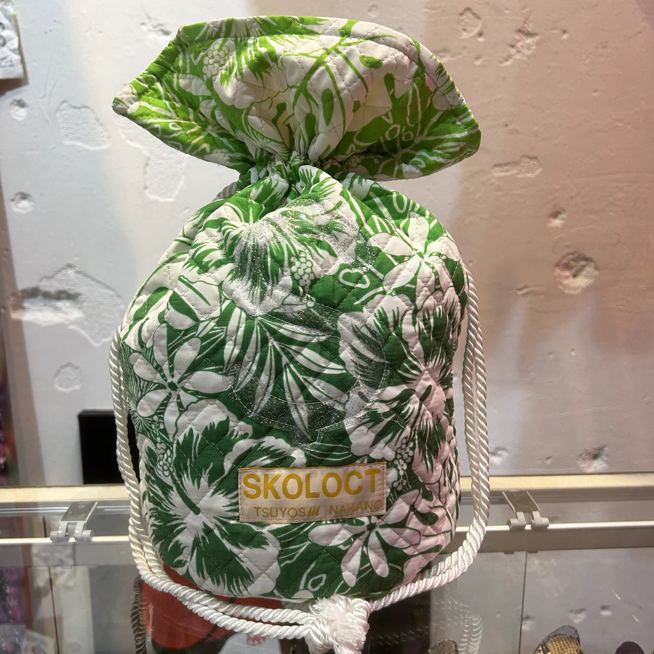 SKOLOCT MONEY BAG - HIBISCUS (GLITTER)
