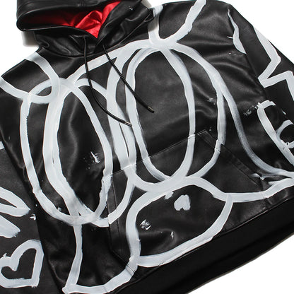 LEATHER SKO HOODIE - M