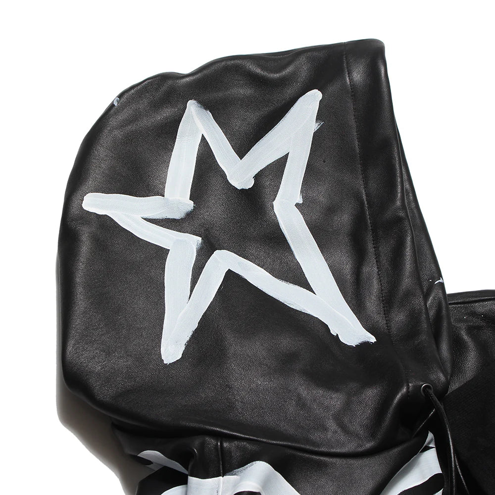 LEATHER SKO HOODIE - M